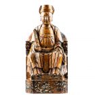 Mandarin en bois sculpté - Époque Ming (1368-1644)