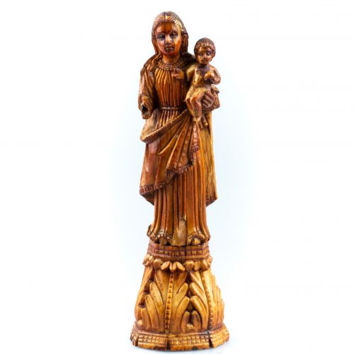 Vierge à l'enfant - Ivoire - Goa 17e siècle